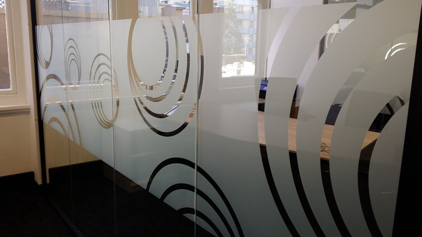 Window Frosting Design For office